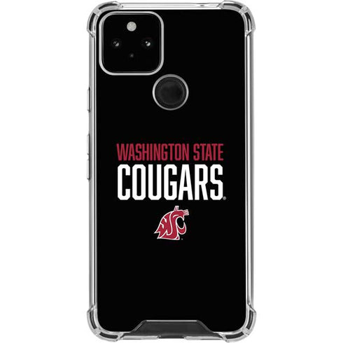 Cougars Washington State Google Pixel 5 Clear Case
